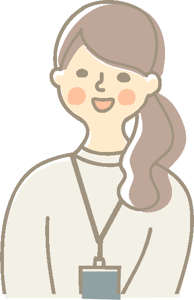 受講者(女子学生)のイラスト